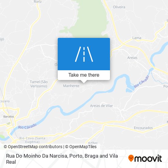 Rua Do Moinho Da Narcisa mapa