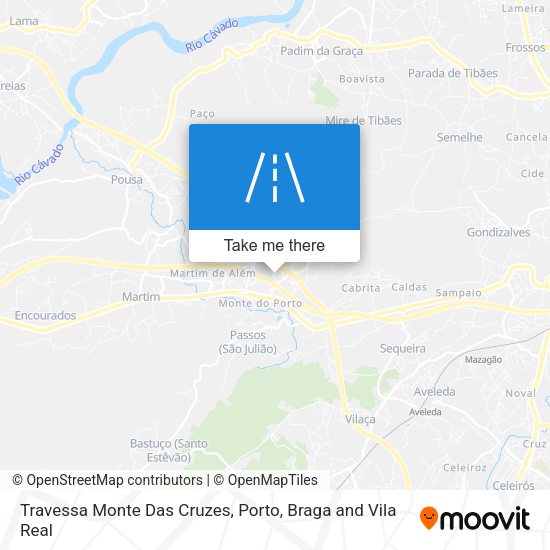 Travessa Monte Das Cruzes map