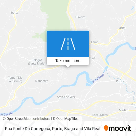 Rua Fonte Da Carregosa map
