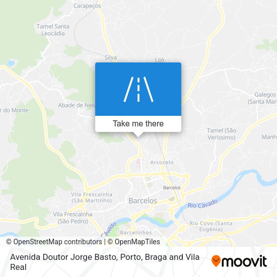 Avenida Doutor Jorge Basto map