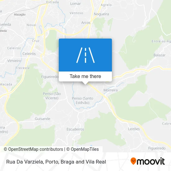 Rua Da Varziela map