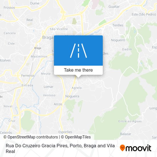 Rua Do Cruzeiro Gracia Pires map