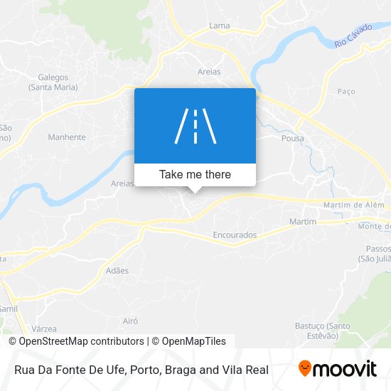 Rua Da Fonte De Ufe mapa