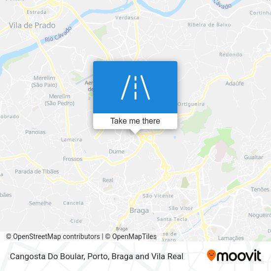 Cangosta Do Boular mapa