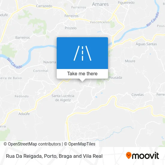 Rua Da Reigada map