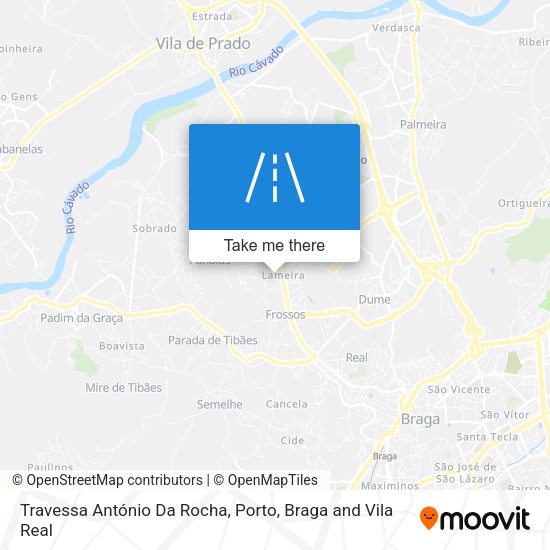 Travessa António Da Rocha mapa