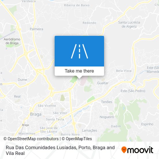 Rua Das Comunidades Lusíadas map
