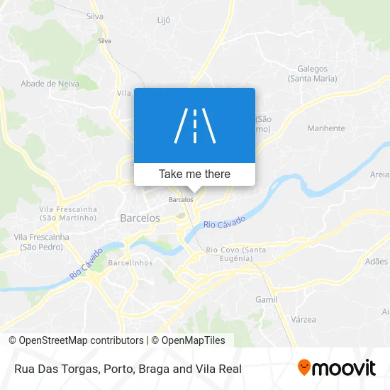 Rua Das Torgas map
