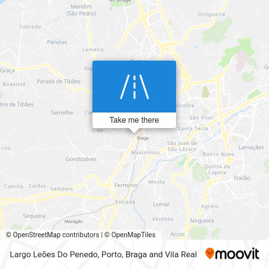 Largo Leões Do Penedo mapa