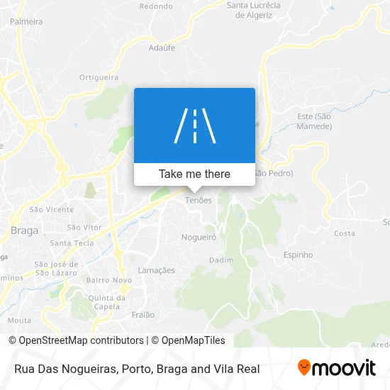 Rua Das Nogueiras map