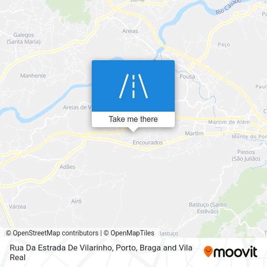Rua Da Estrada De Vilarinho mapa