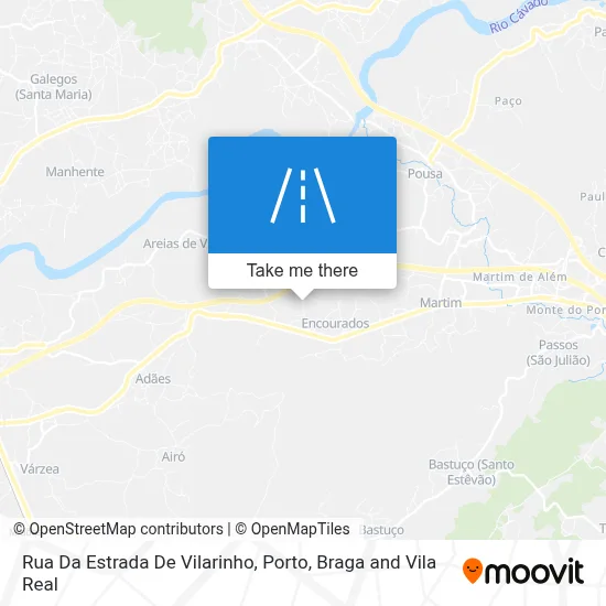 Rua Da Estrada De Vilarinho map