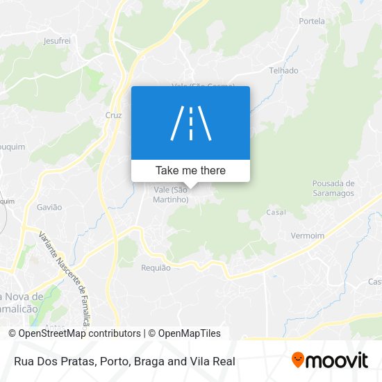 Rua Dos Pratas map