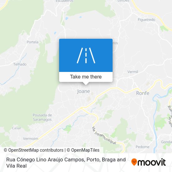 Rua Cónego Lino Araújo Campos map