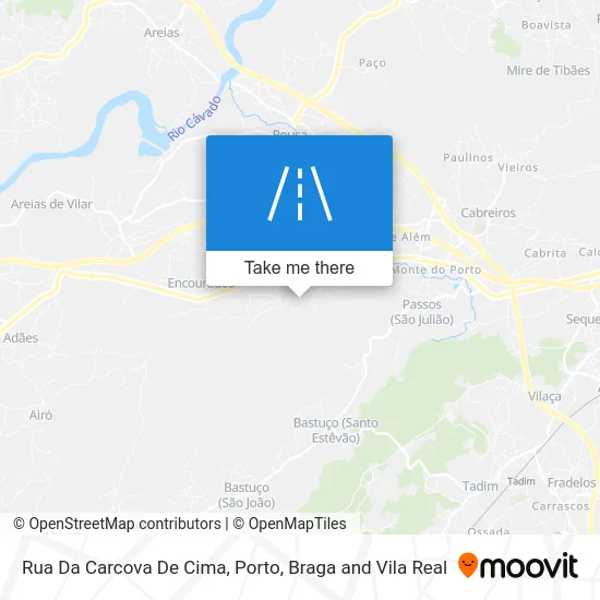 Rua Da Carcova De Cima map