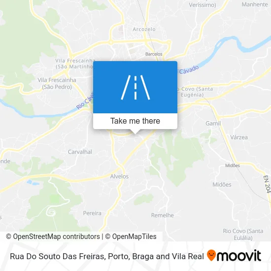 Rua Do Souto Das Freiras map