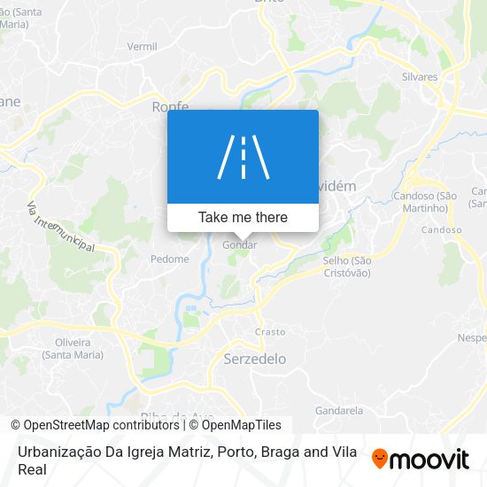 Urbanização Da Igreja Matriz mapa