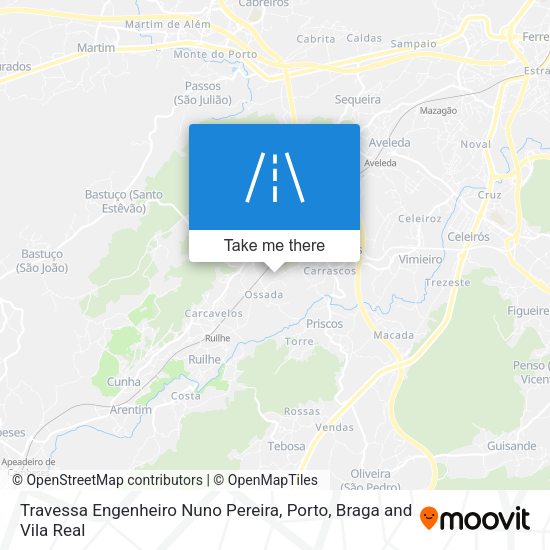 Travessa Engenheiro Nuno Pereira mapa
