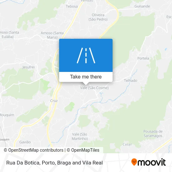 Rua Da Botica map