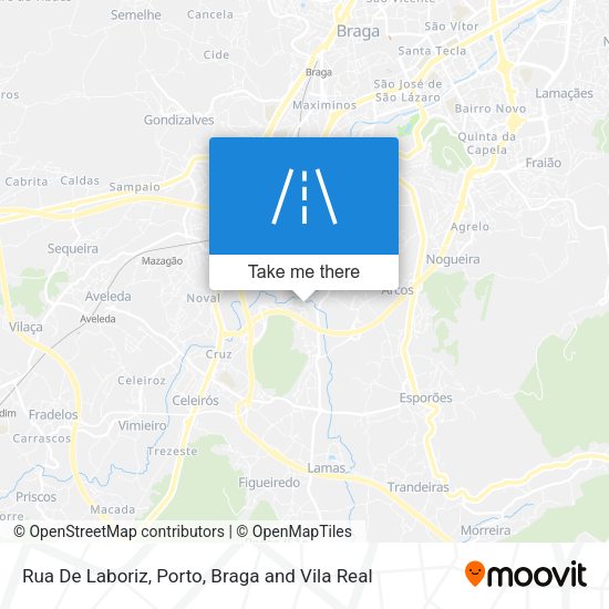 Rua De Laboriz mapa