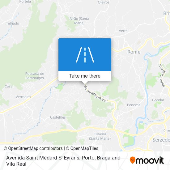 Avenida Saint Médard S' Eyrans map