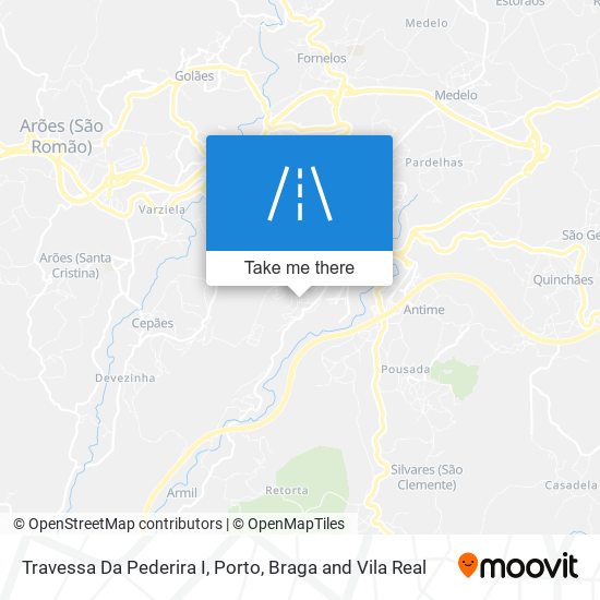 Travessa Da Pederira I map