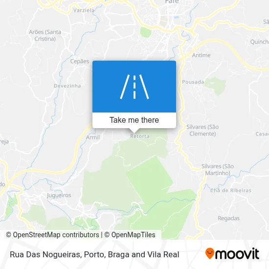 Rua Das Nogueiras map