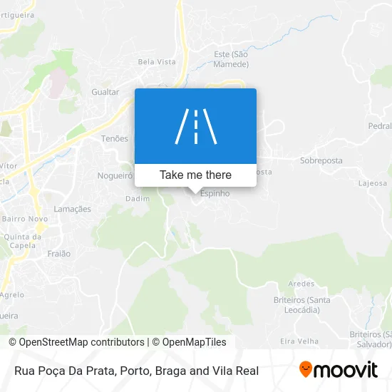 Rua Poça Da Prata map