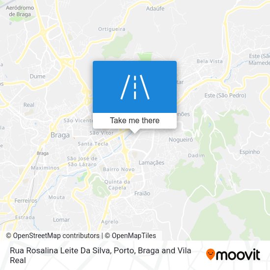 Rua Rosalina Leite Da Silva mapa