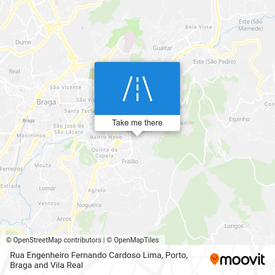 Rua Engenheiro Fernando Cardoso Lima map