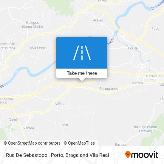 Rua De Sebastopol mapa