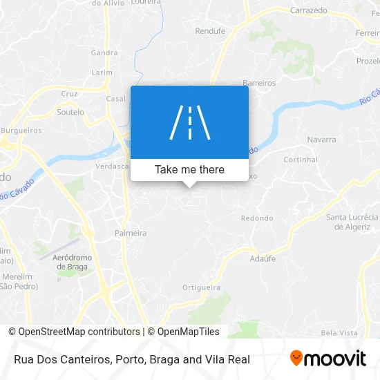 Rua Dos Canteiros map
