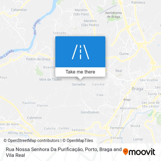 Rua Nossa Senhora Da Purificação mapa