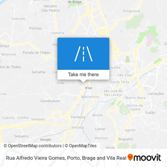 Rua Alfredo Vieira Gomes mapa