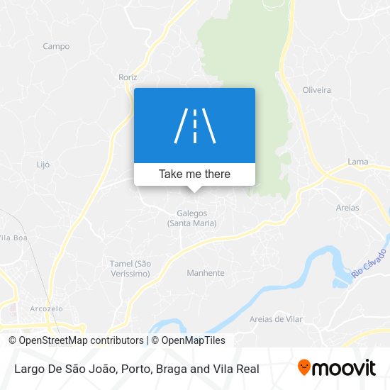 Largo De São João map