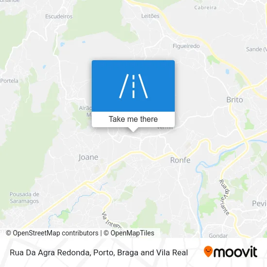 Rua Da Agra Redonda map