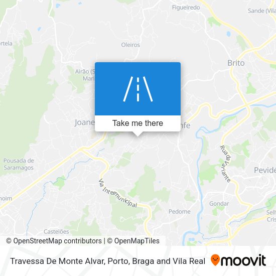 Travessa De Monte Alvar map