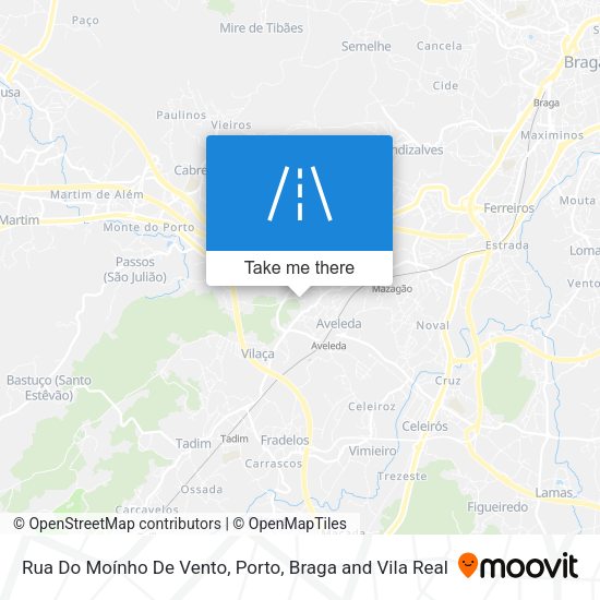 Rua Do Moínho De Vento mapa