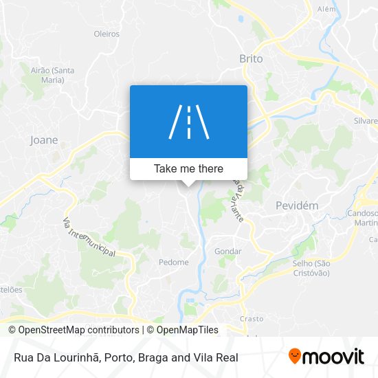 Rua Da Lourinhã mapa