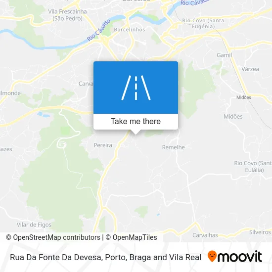 Rua Da Fonte Da Devesa map