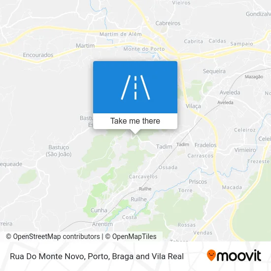 Rua Do Monte Novo map