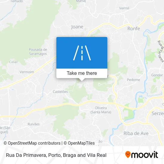 Rua Da Primavera map