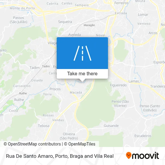 Rua De Santo Amaro map