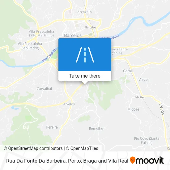 Rua Da Fonte Da Barbeira map