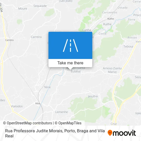 Rua Professora Judite Morais map