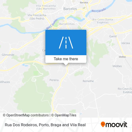 Rua Dos Rodeiros mapa