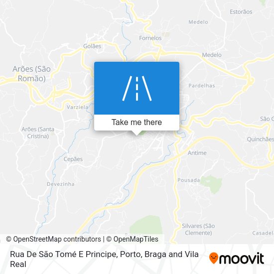 Rua De São Tomé E Principe map