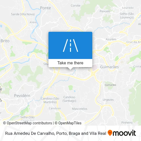 Rua Amedeu De Carvalho map