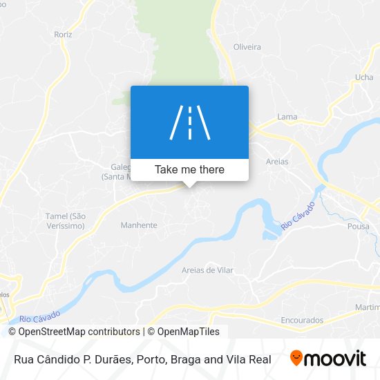 Rua Cândido P. Durães map