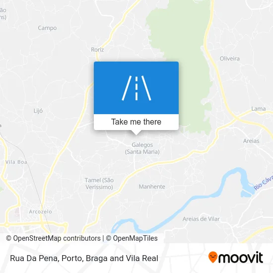 Rua Da Pena map